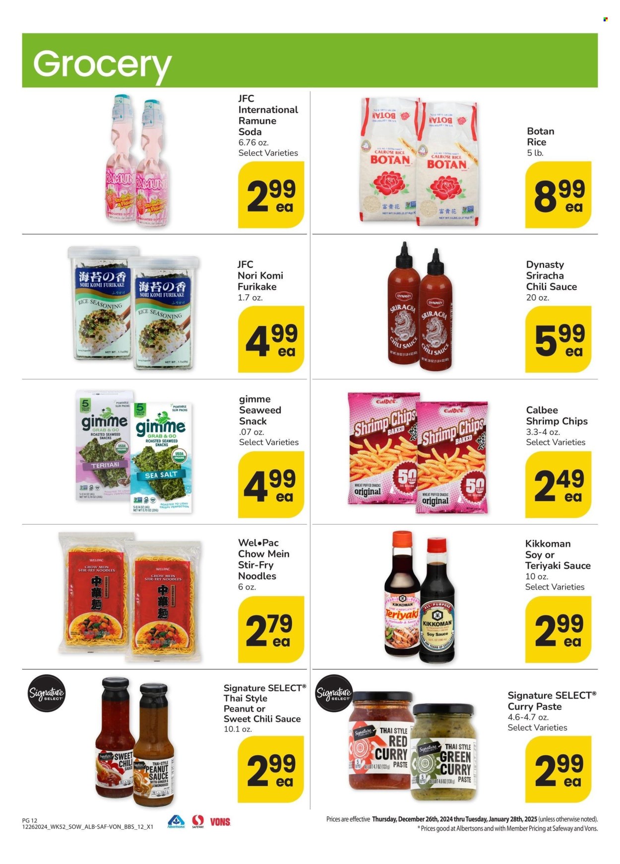 Safeway ad - 12/26/2024 - 01/28/2025. Page 12