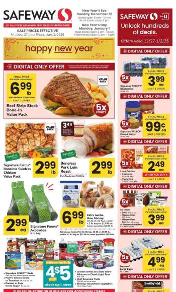 Safeway Flyer - 12/27/2024 - 01/02/2025.