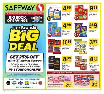 Safeway Flyer - 12/27/2024 - 01/23/2025.