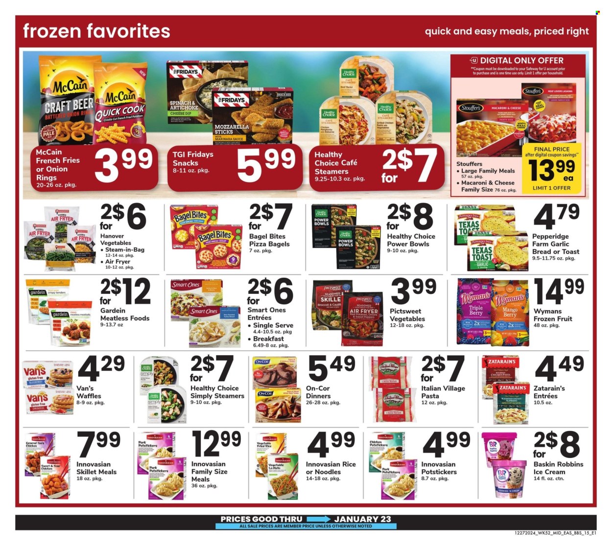 Safeway ad - 12/27/2024 - 01/23/2025. Page 15