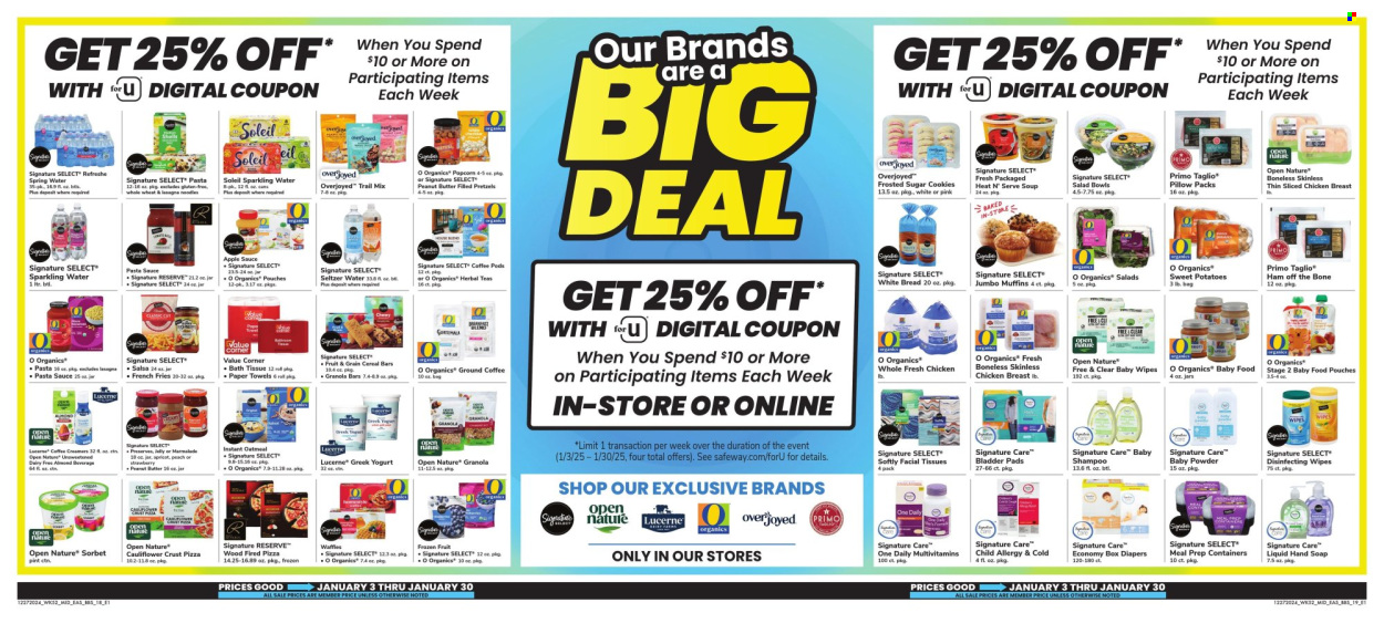 Safeway ad - 12/27/2024 - 01/23/2025. Page 18