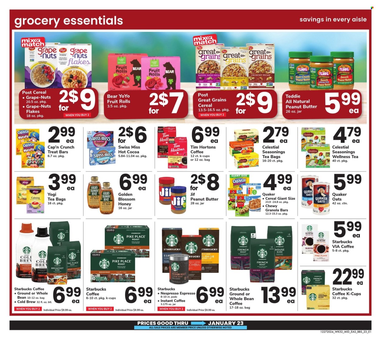Safeway ad - 12/27/2024 - 01/23/2025. Page 22