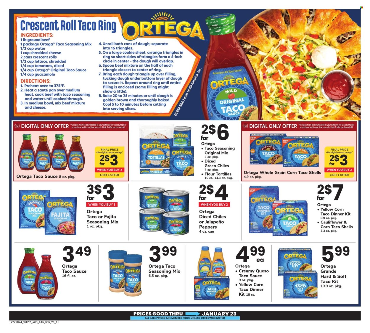 Safeway ad - 12/27/2024 - 01/23/2025. Page 27