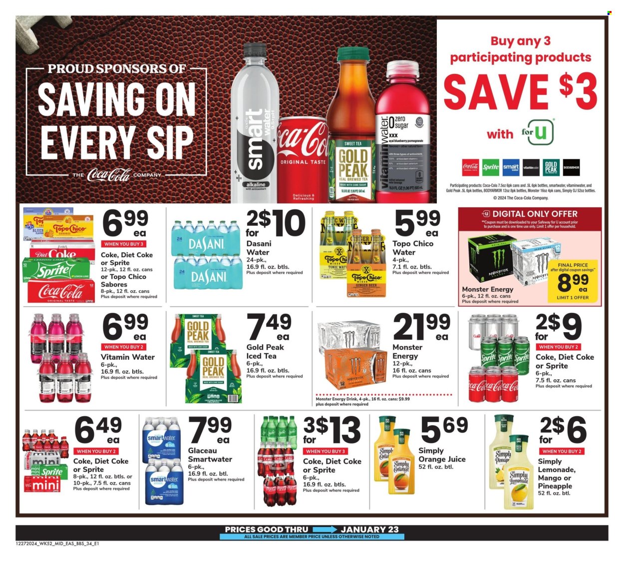 Safeway ad - 12/27/2024 - 01/23/2025. Page 33
