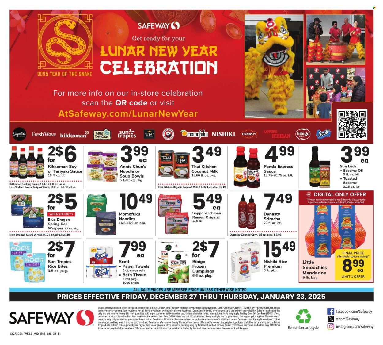 Safeway ad - 12/27/2024 - 01/23/2025. Page 35