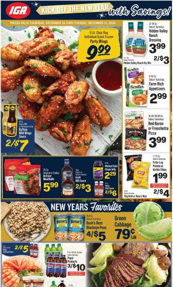 IGA Flyer - 12/26/2024 - 12/31/2024.