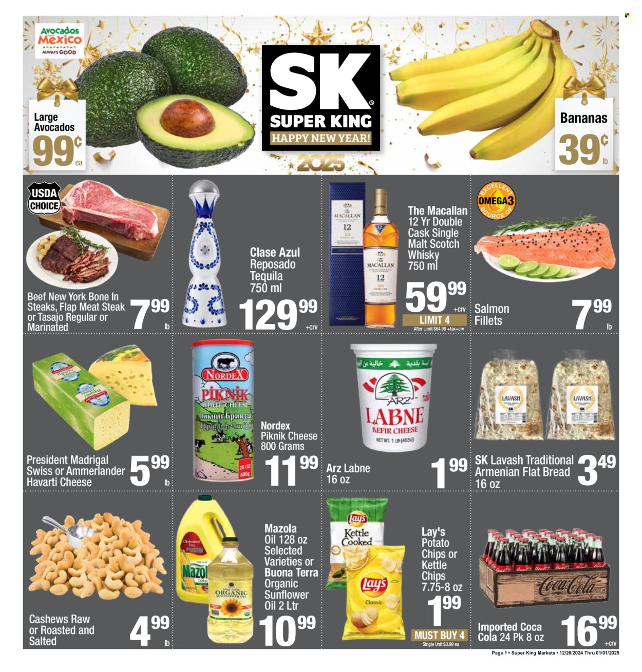 Super King Markets ad - 12/26/2024 - 01/01/2025. Page 1