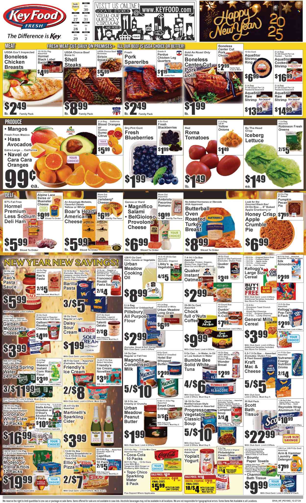 Key Food ad - 12/27/2024 - 01/02/2025. Page 1