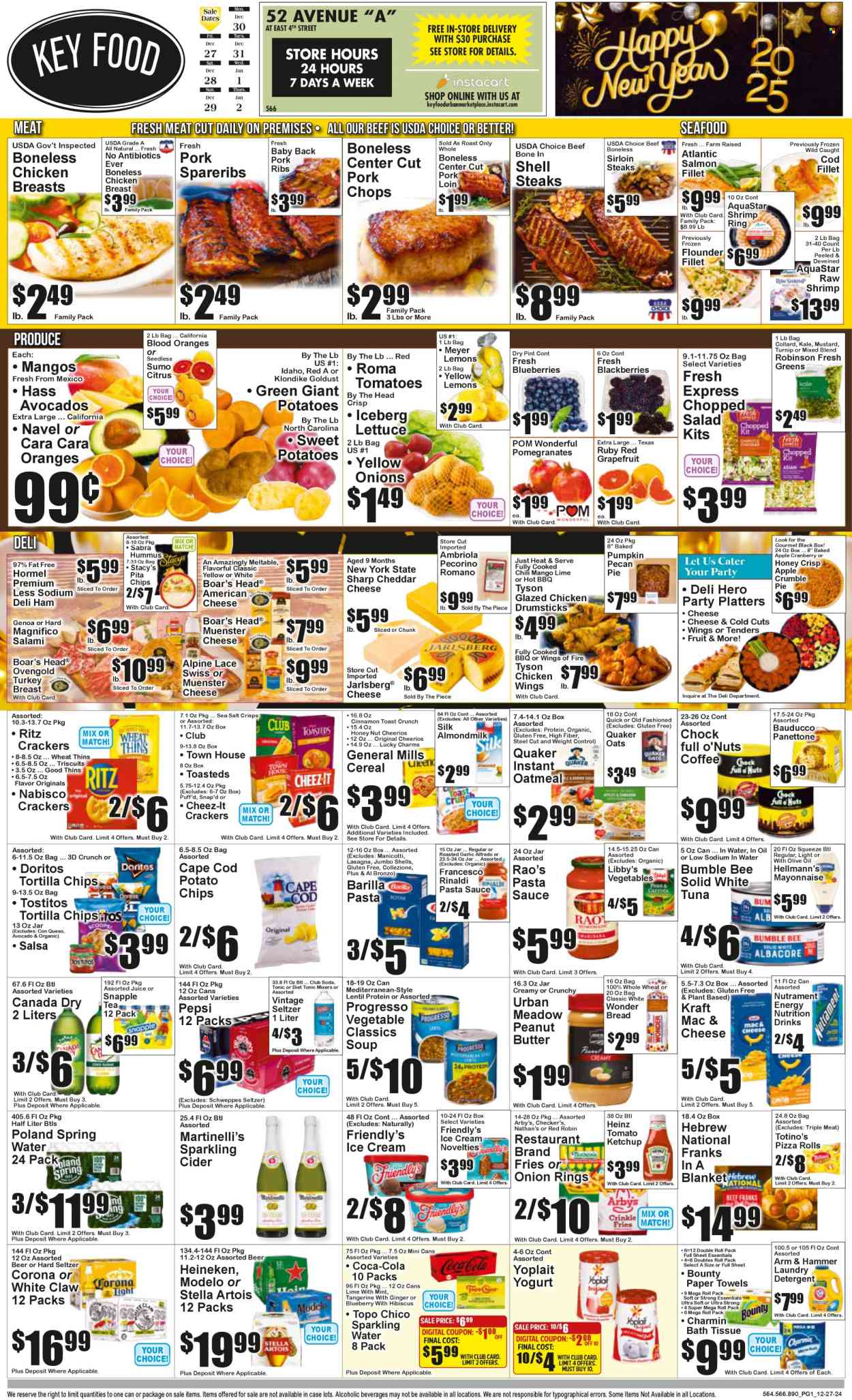 Key Food ad - 12/27/2024 - 01/02/2025. Page 1