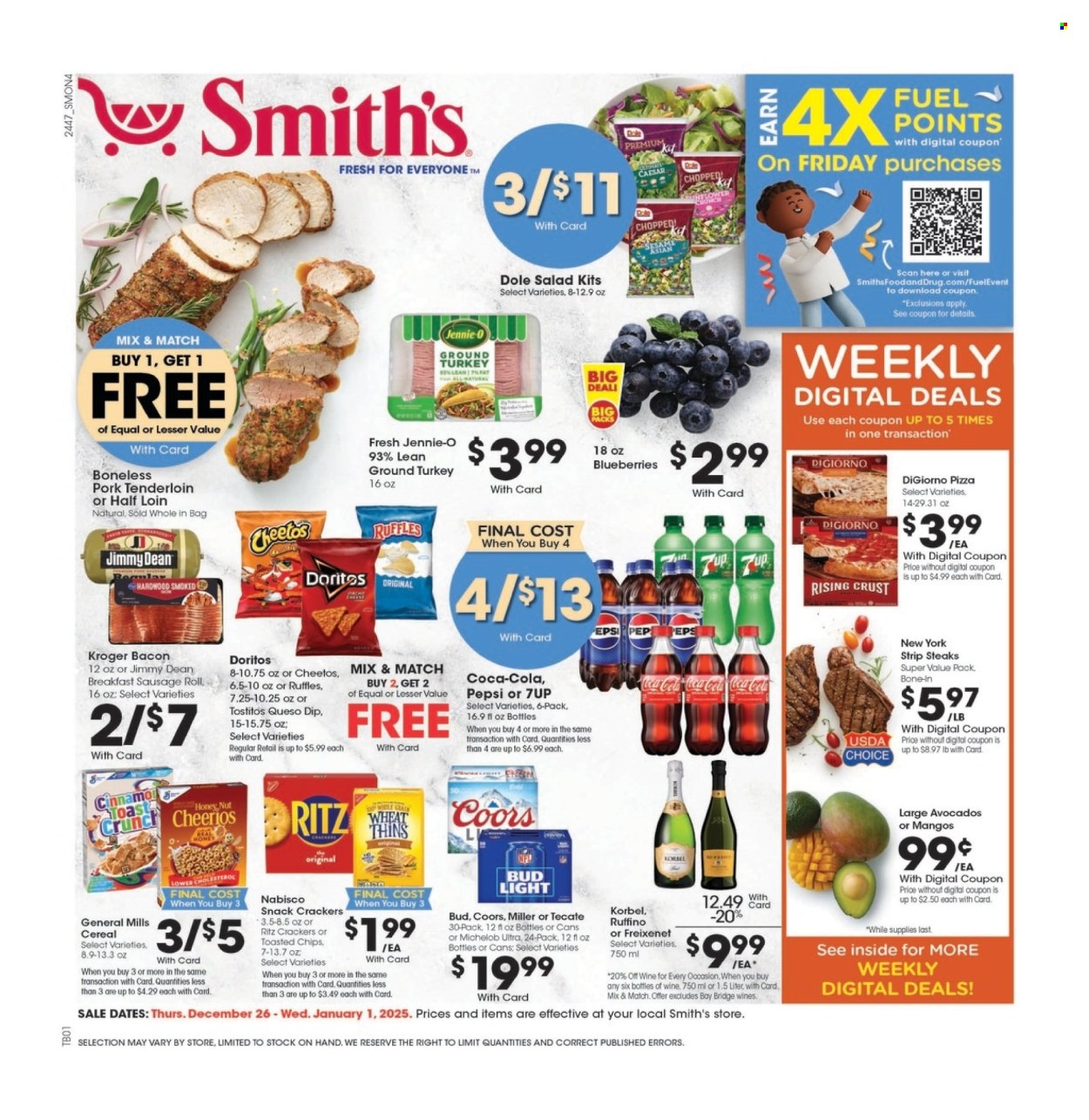Smith's ad - 12/26/2024 - 01/01/2025. Page 1