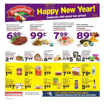 Hannaford Flyer - 12/29/2024 - 01/04/2025.