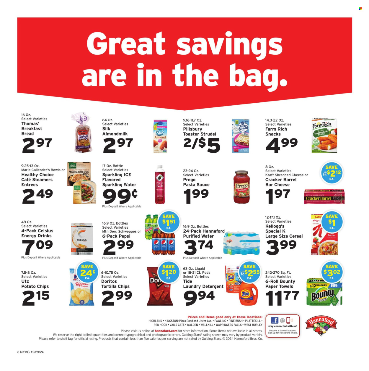 Hannaford ad - 12/29/2024 - 01/04/2025. Page 8