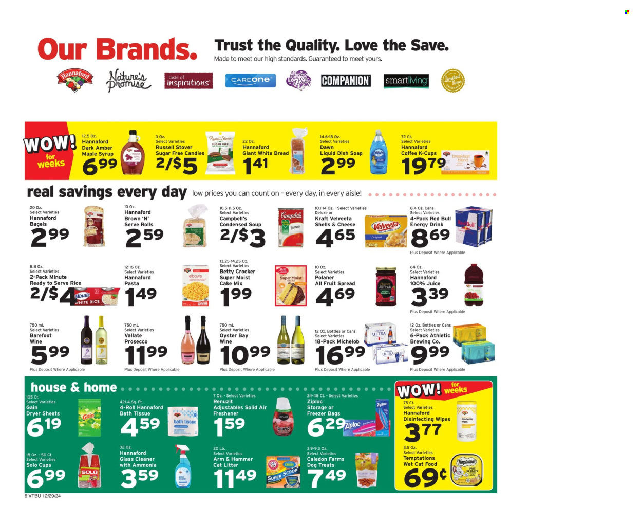 Hannaford ad - 12/29/2024 - 01/04/2025. Page 6