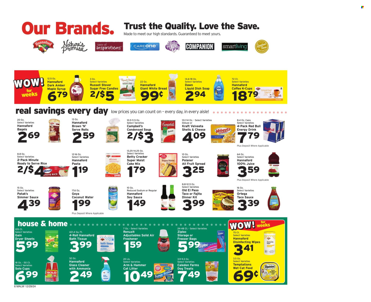 Hannaford ad - 12/29/2024 - 01/04/2025. Page 6