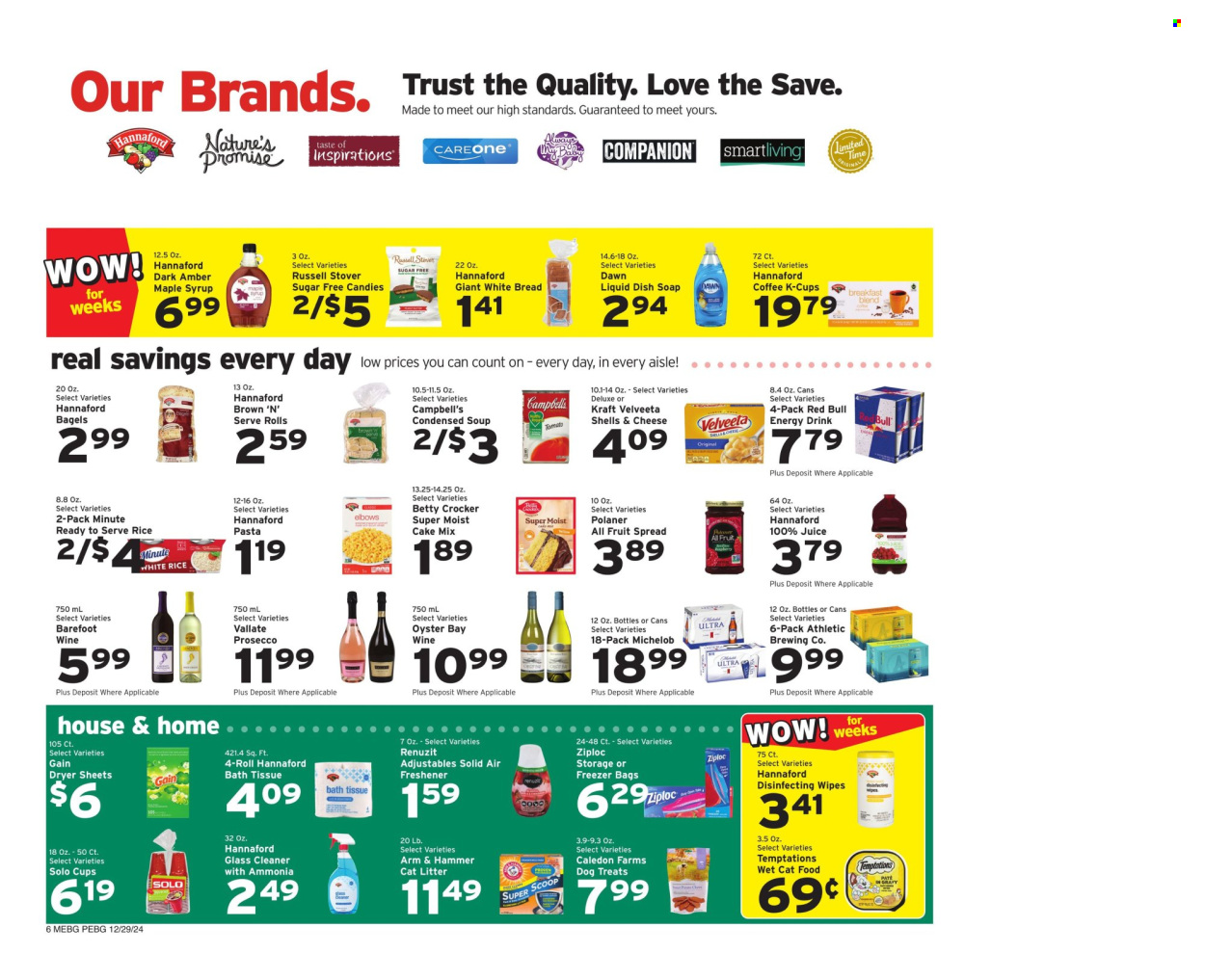 Hannaford ad - 12/29/2024 - 01/04/2025. Page 6
