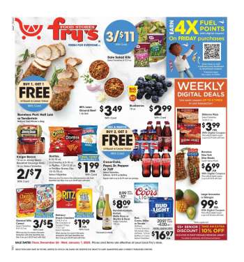 Fry’s Flyer - 12/26/2024 - 01/01/2025.