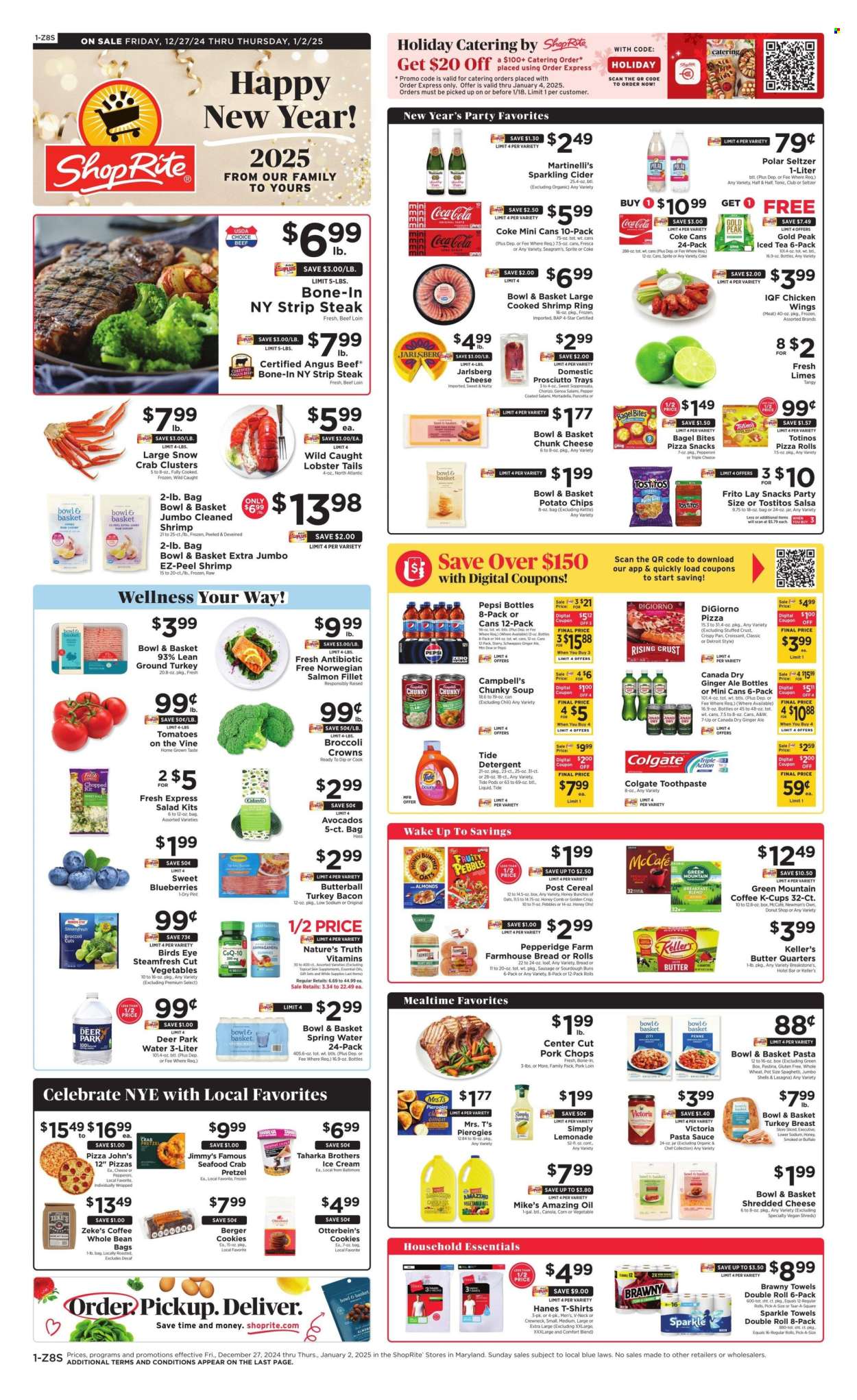 ShopRite ad - 12/27/2024 - 01/02/2025. Page 1