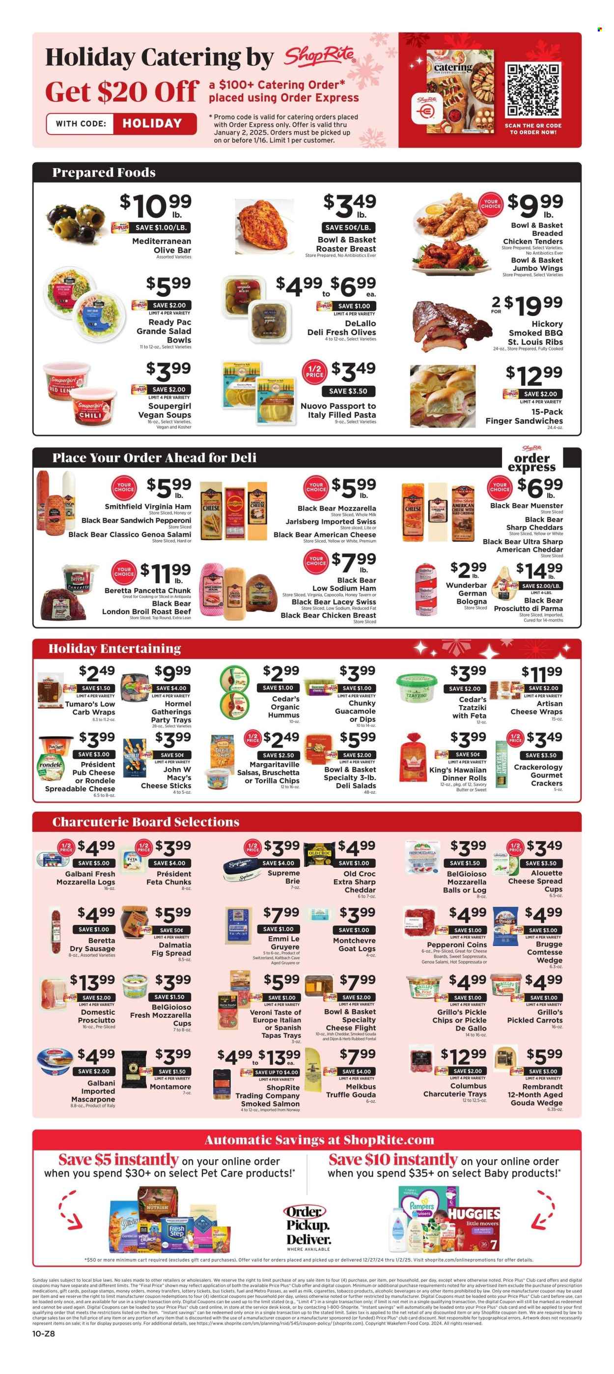 ShopRite ad - 12/27/2024 - 01/02/2025. Page 10