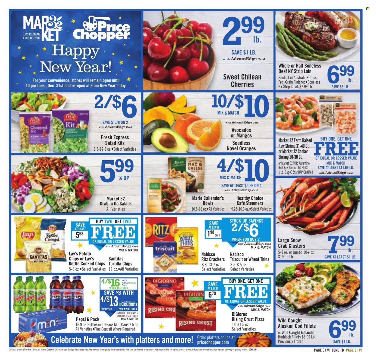 Price Chopper ad - 12/29/2024 - 01/04/2025. Page 1