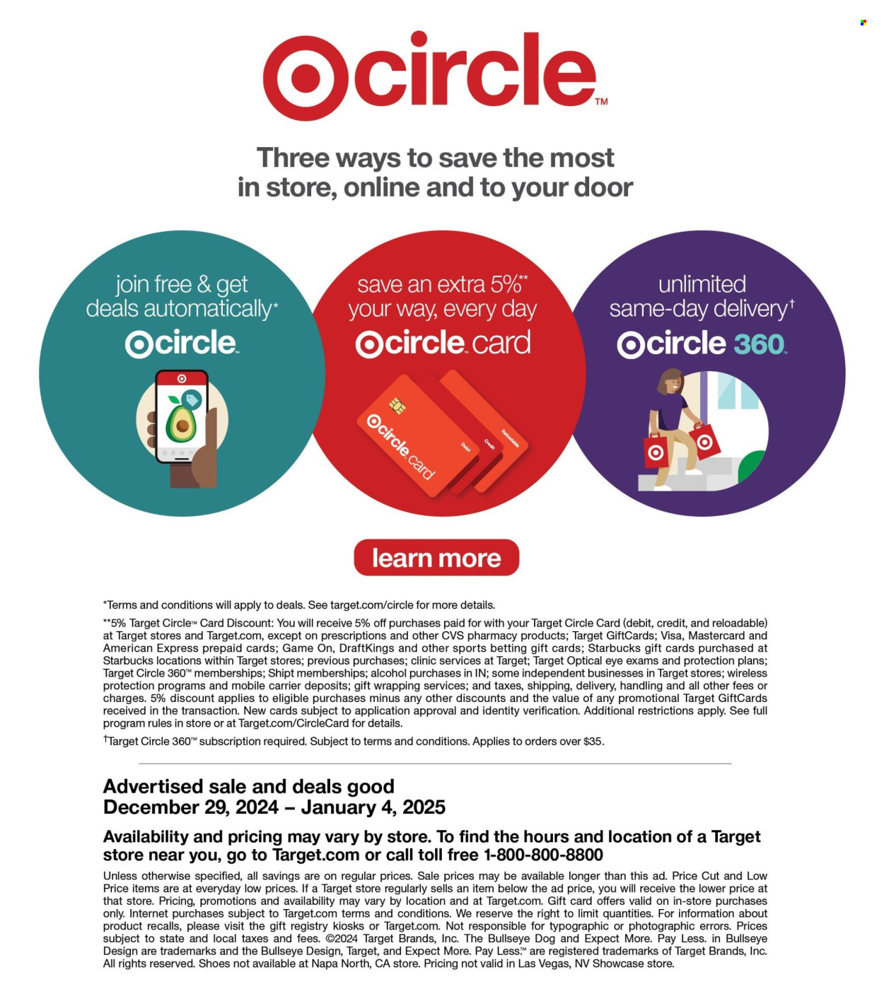 Target ad - 12/29/2024 - 01/04/2025. Page 29