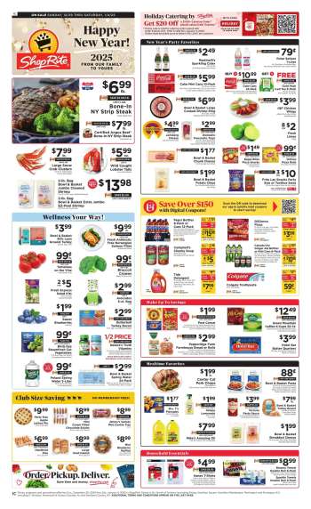 ShopRite Flyer - 12/29/2024 - 01/04/2025.