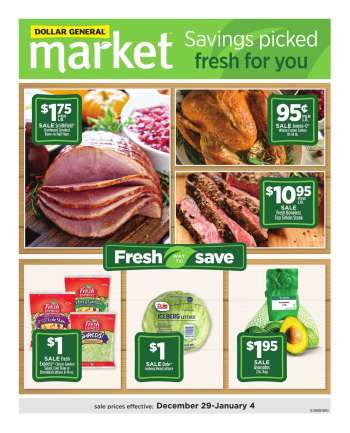 Dollar General Flyer - 12/29/2024 - 01/04/2025.