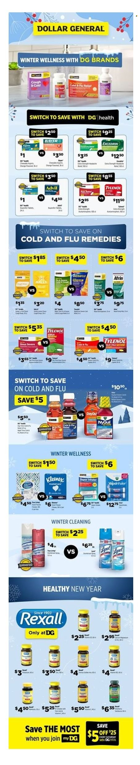 Dollar General ad - 12/29/2024 - 02/01/2025. Page 1