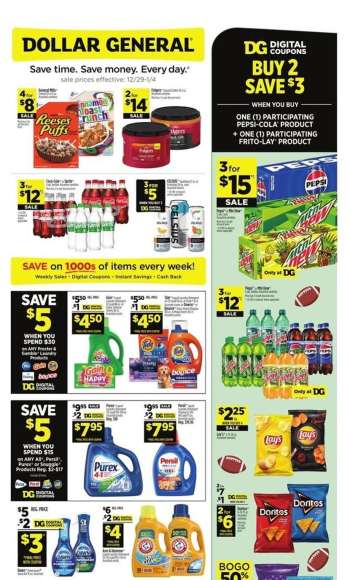 Dollar General Flyer - 12/29/2024 - 01/04/2025.