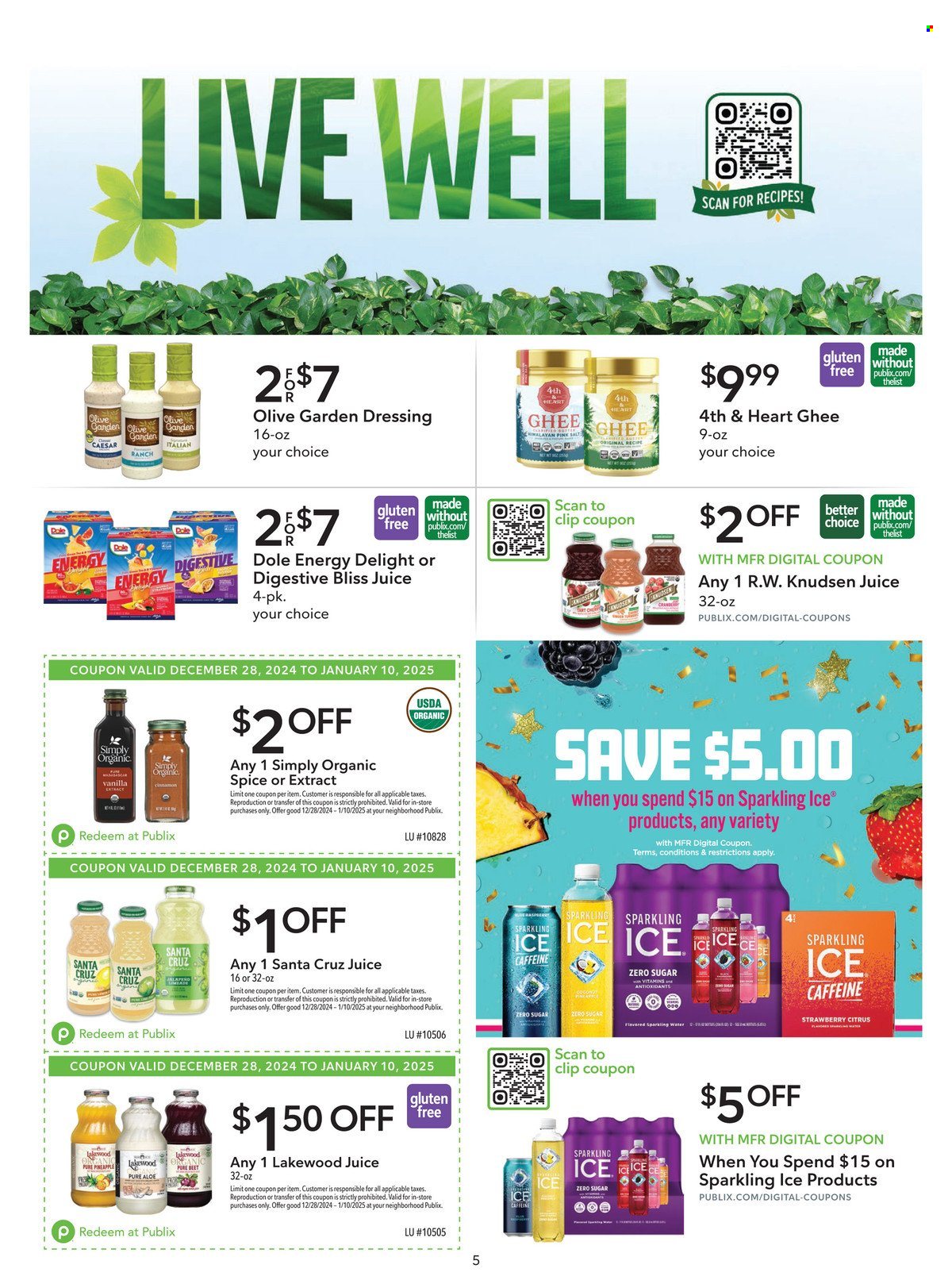 Publix ad - 12/28/2024 - 01/10/2025. Page 5