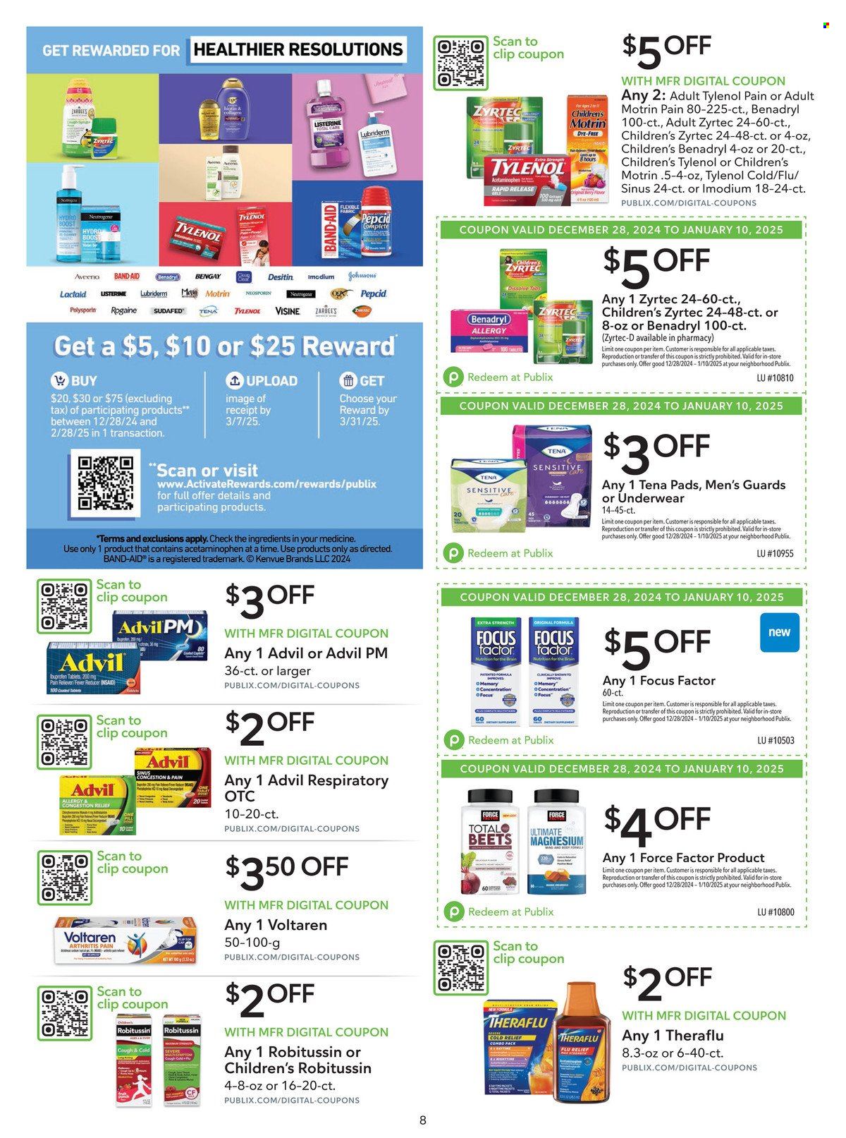 Publix ad - 12/28/2024 - 01/10/2025. Page 8