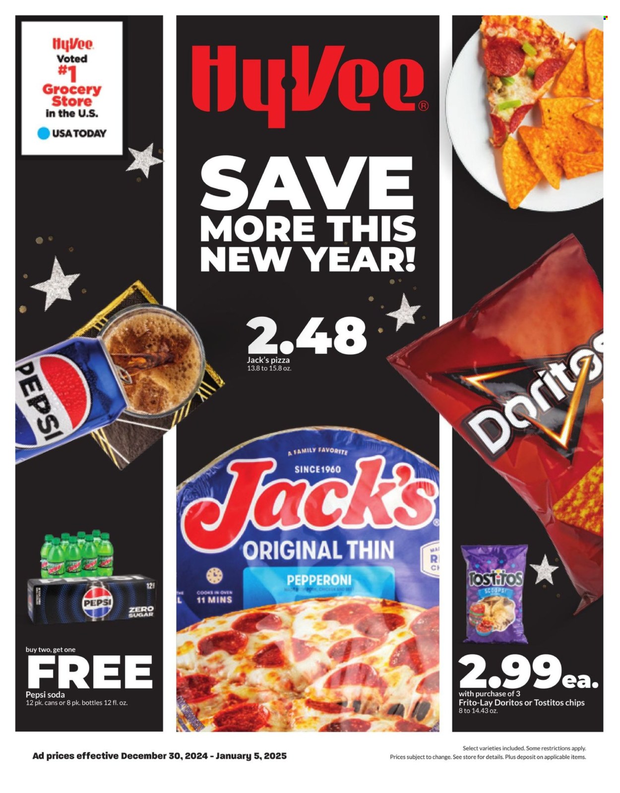 Hy-Vee ad - 12/30/2024 - 01/05/2025. Page 1