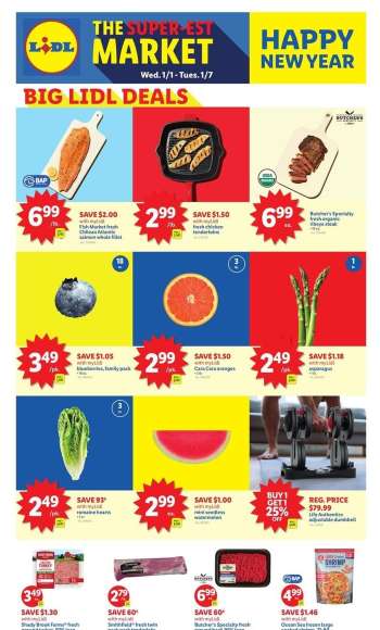 Lidl Flyer - 01/01/2025 - 01/07/2025.
