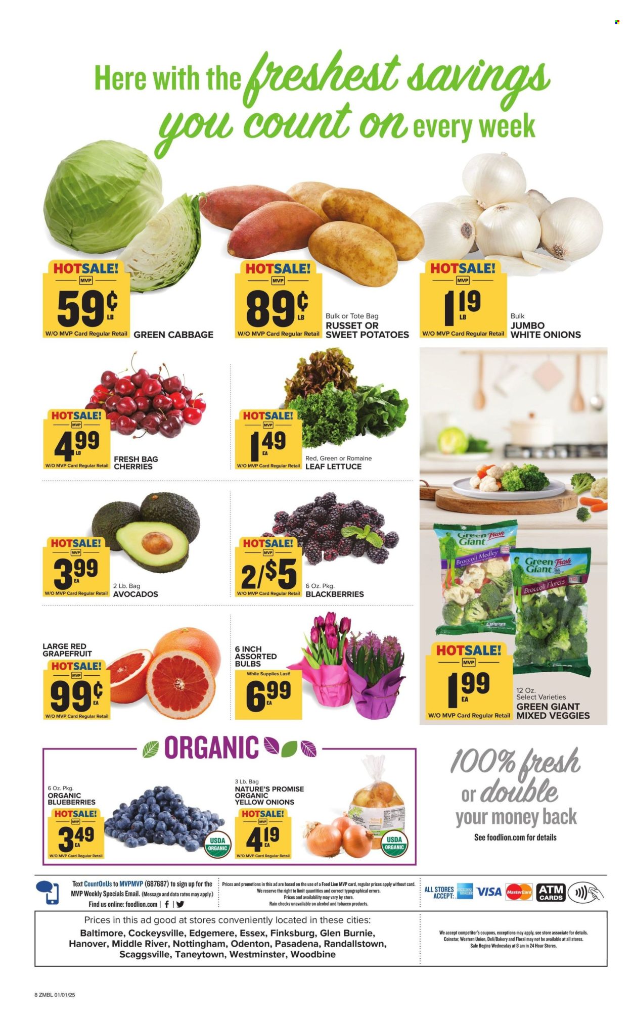 Food Lion ad - 01/01/2025 - 01/07/2025. Page 8