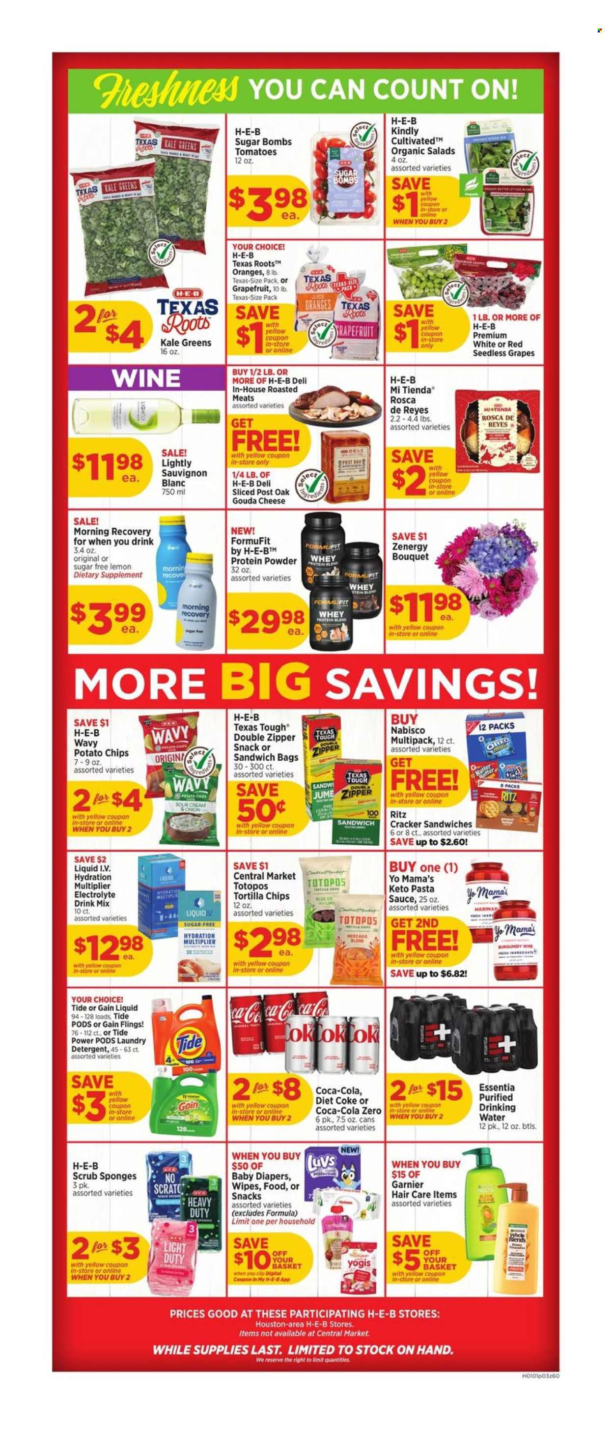H-E-B ad - 01/01/2025 - 01/07/2025. Page 3