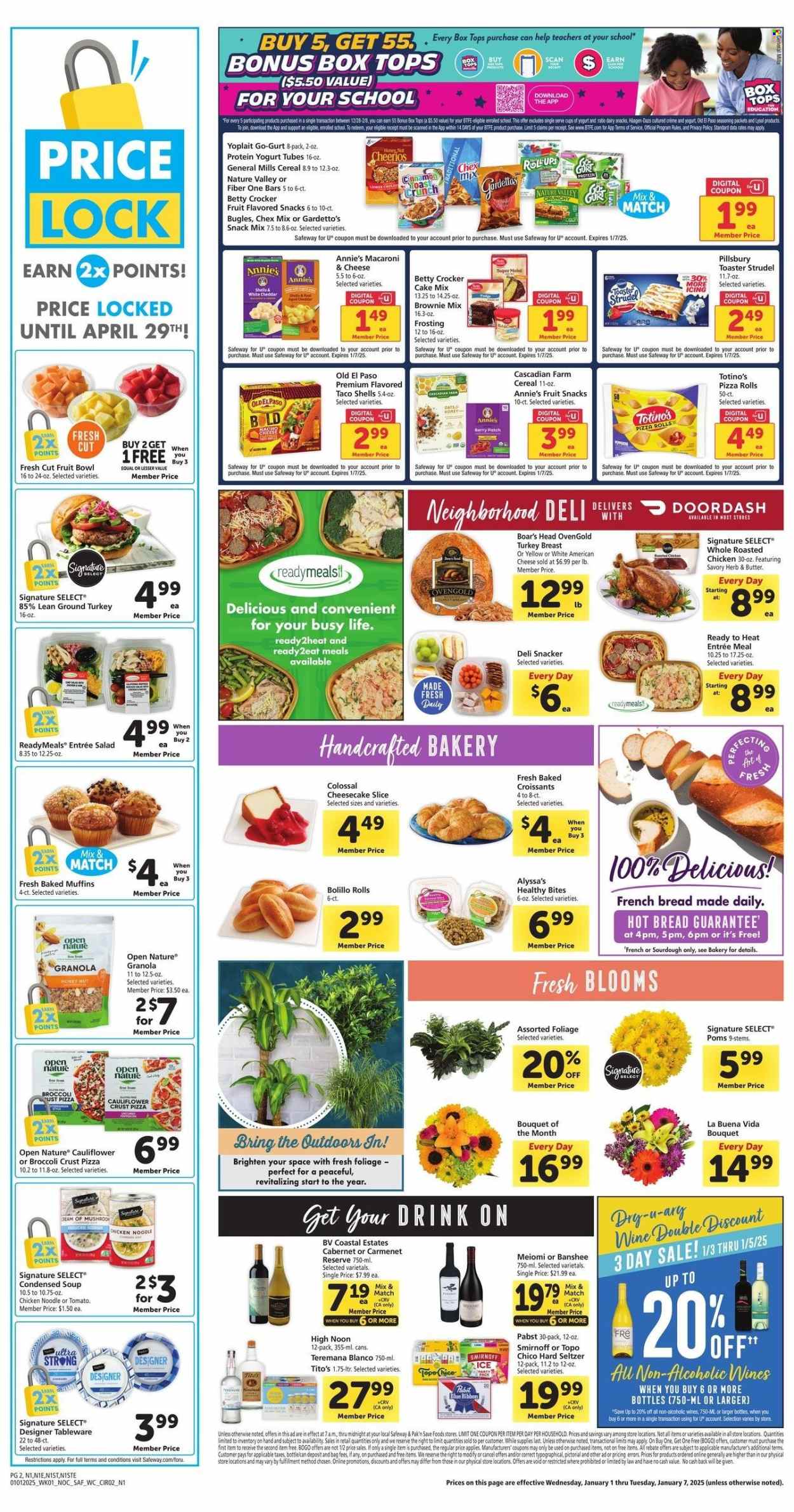Safeway ad - 01/01/2025 - 01/07/2025. Page 2