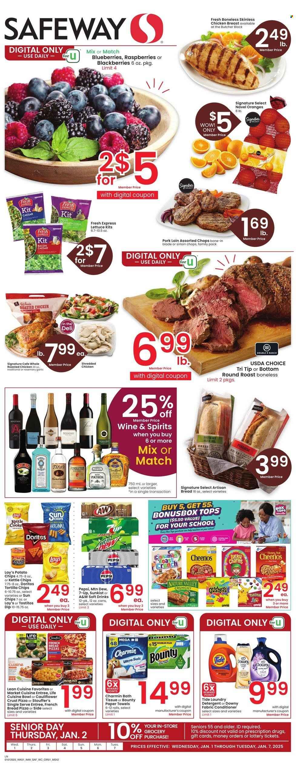 Safeway ad - 01/01/2025 - 01/07/2025. Page 1