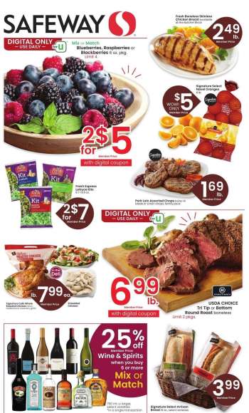 Safeway Flyer - 01/01/2025 - 01/07/2025.
