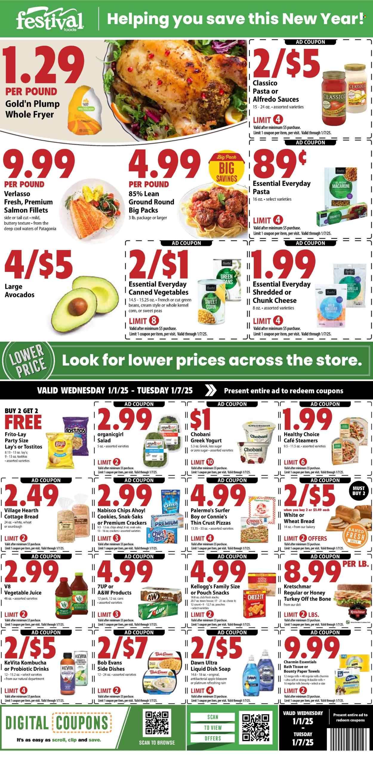 Festival Foods ad - 01/01/2025 - 01/07/2025. Page 1