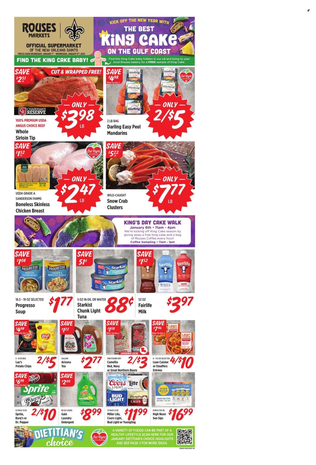 Rouses Markets ad - 01/01/2025 - 01/08/2025. Page 2