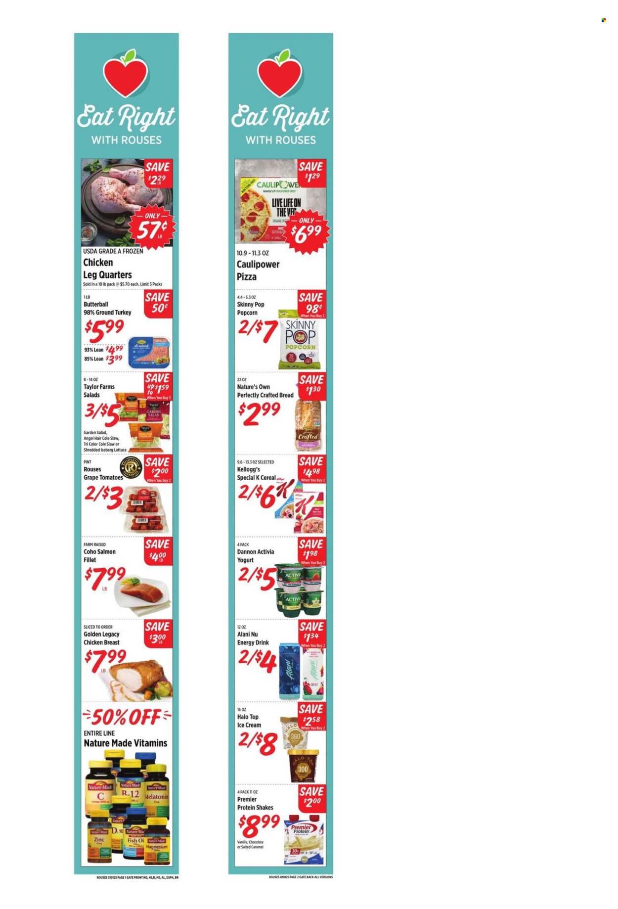 Rouses Markets ad - 01/01/2025 - 01/08/2025. Page 1