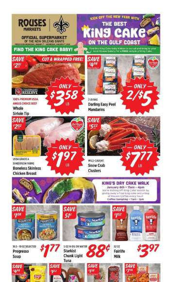 Rouses Markets Flyer - 01/01/2025 - 01/08/2025.