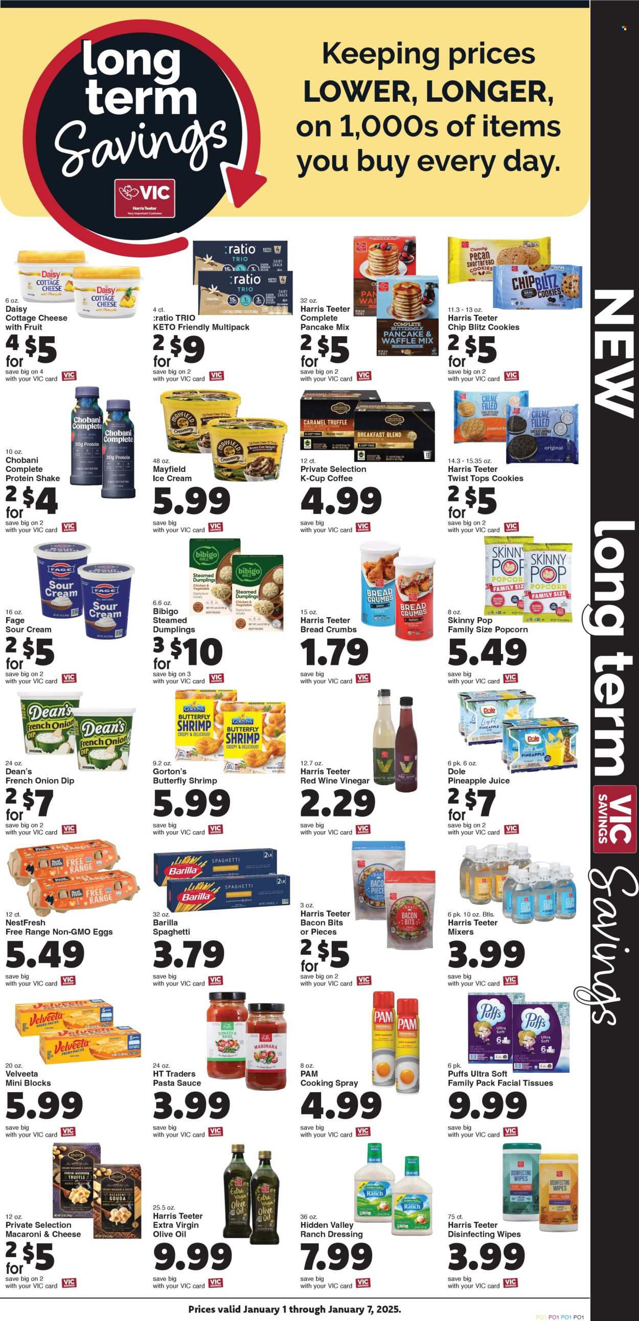 Harris Teeter ad - 01/01/2025 - 01/07/2025. Page 8