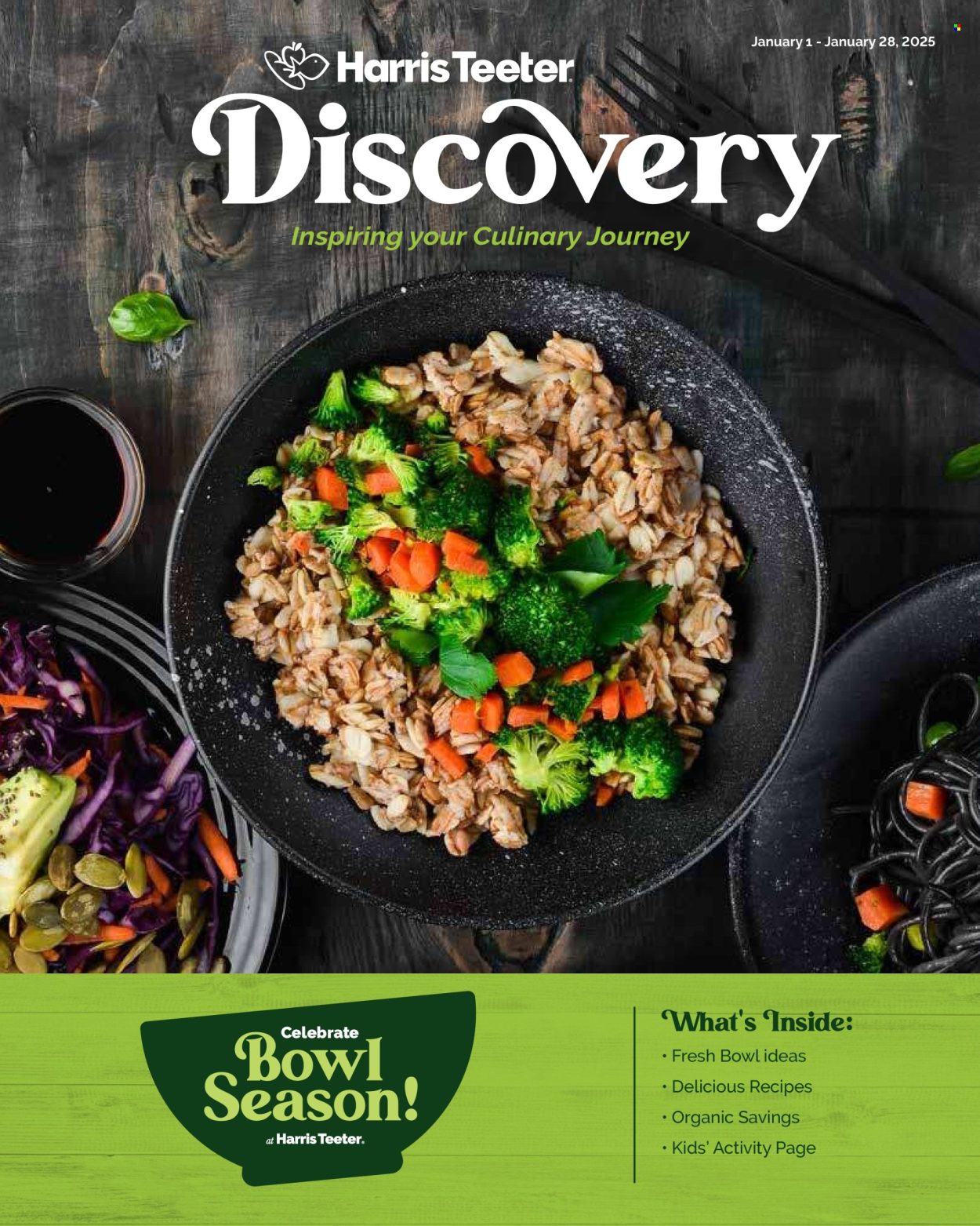 Harris Teeter ad - 01/01/2025 - 01/28/2025. Page 1