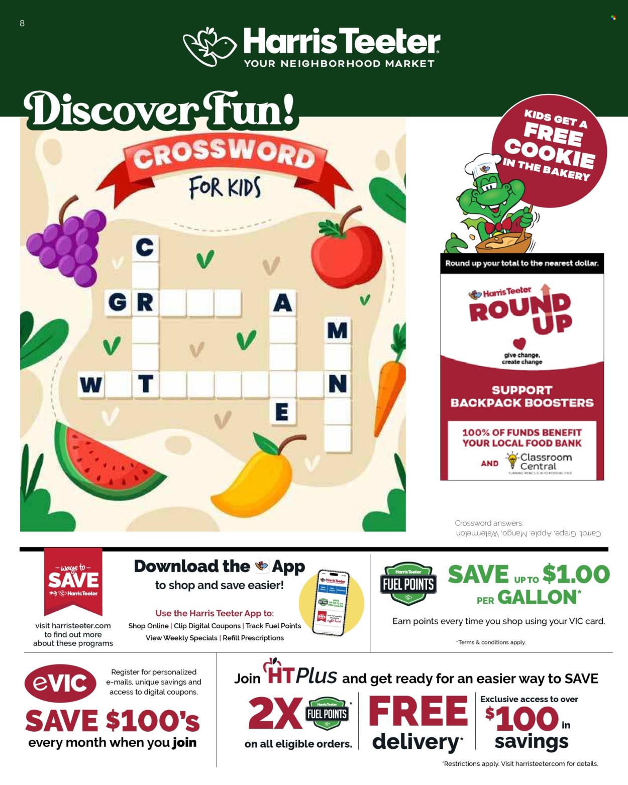 Harris Teeter ad - 01/01/2025 - 01/28/2025. Page 8