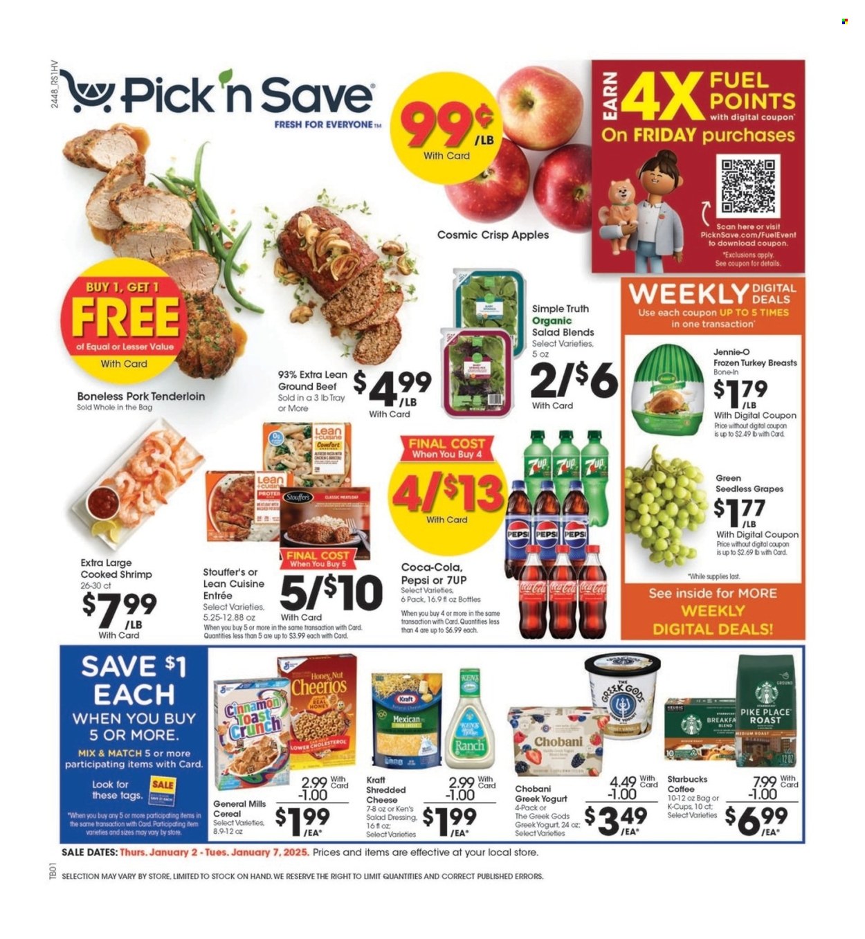 Pick ‘n Save ad - 01/02/2025 - 01/07/2025. Page 1