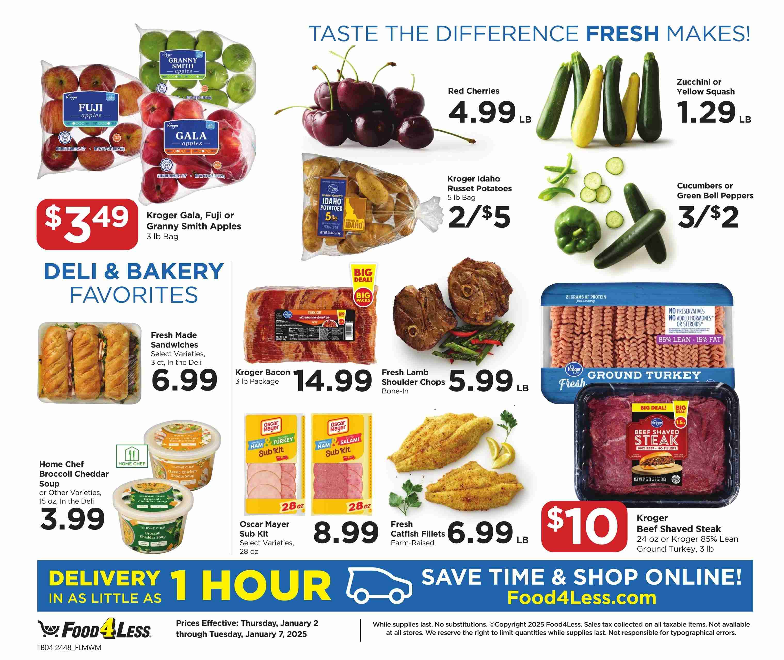 Food 4 Less ad - 01/02/2025 - 01/07/2025. Page 4