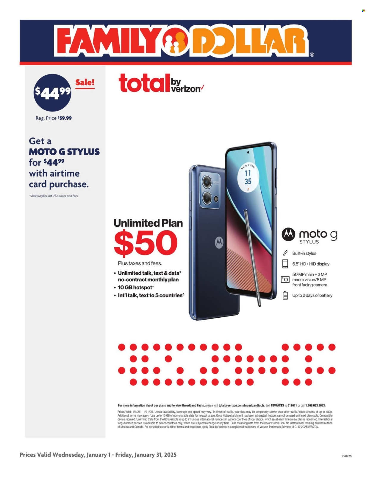 Family Dollar ad - 01/01/2025 - 01/31/2025. Page 2