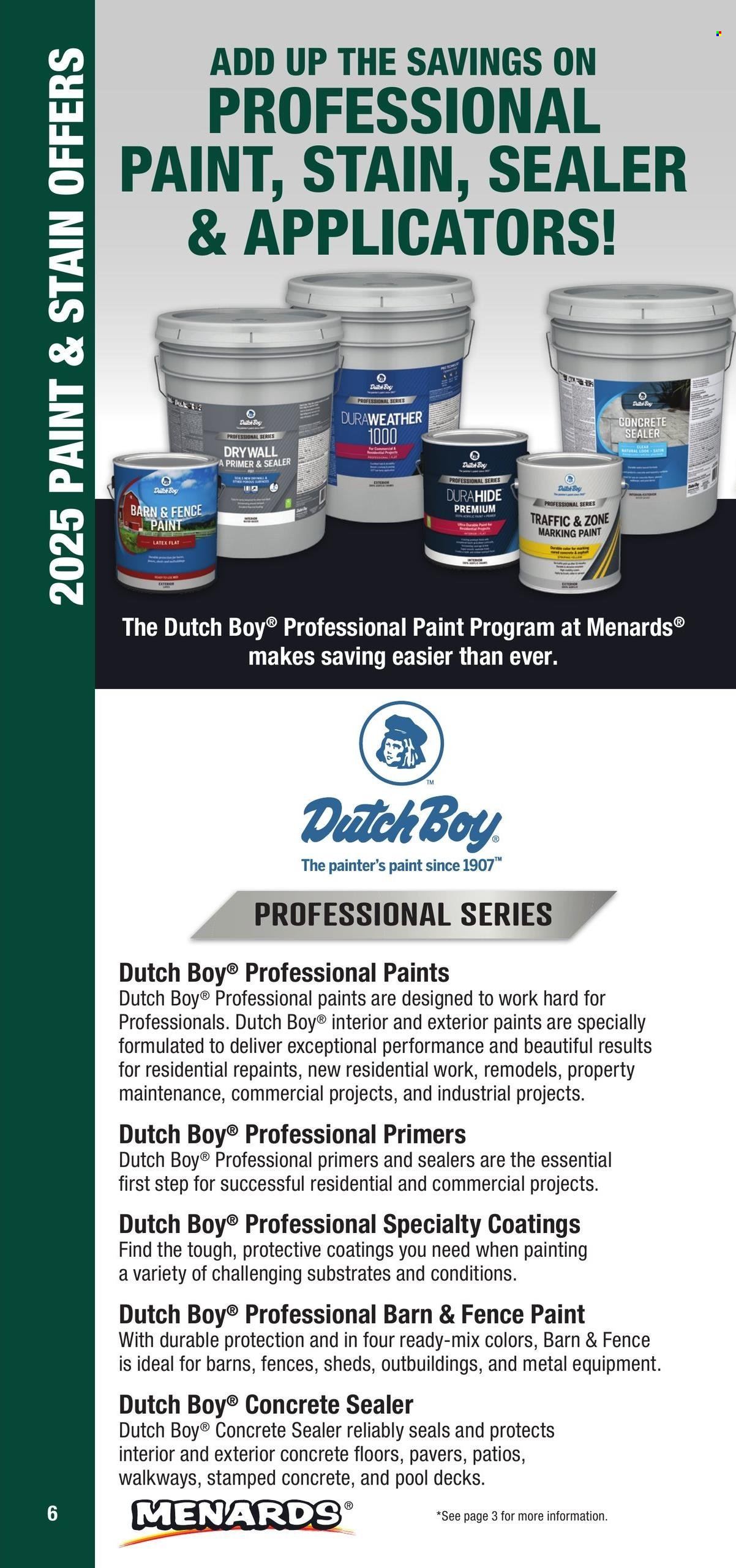 Menards ad - 01/01/2025 - 12/31/2025. Page 6