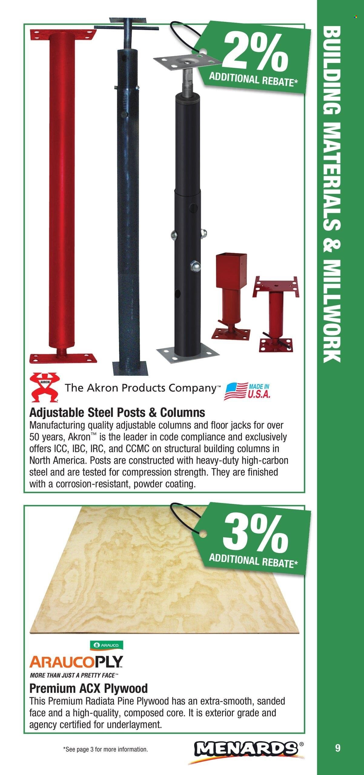 Menards ad - 01/01/2025 - 12/31/2025. Page 9