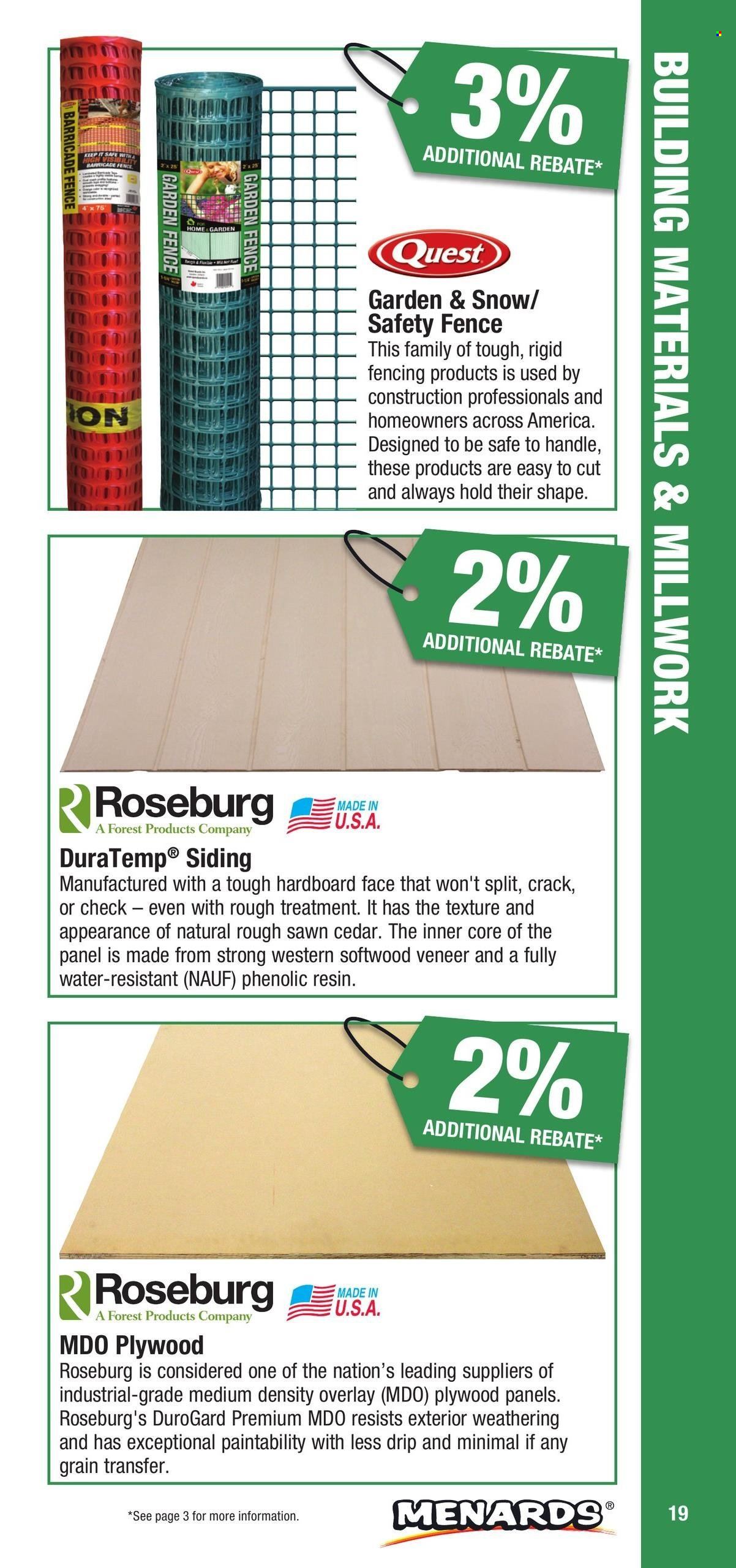 Menards ad - 01/01/2025 - 12/31/2025. Page 19